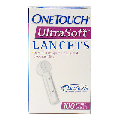 One Touch Ultra Soft Lancets 100/bx