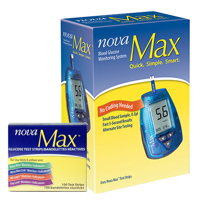 Nova Max Plus Glucose and Ketone testing with one monitor