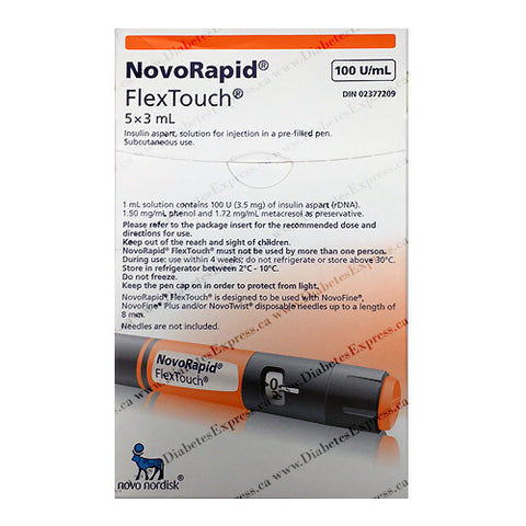 Novorapid FlexTouch prefilled pens 5 x 3ml